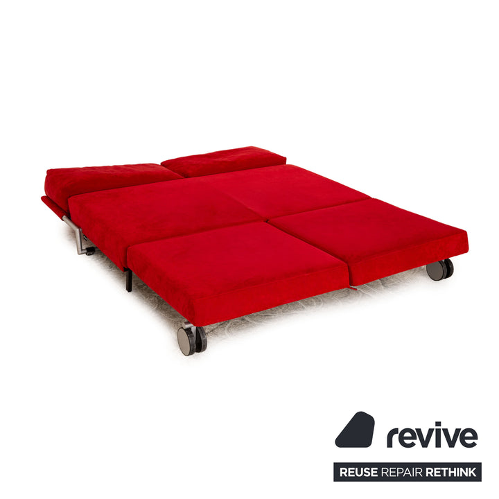 Cor Trinus Stoff Zweisitzer Rot Schlafsofa manuelle Funktion