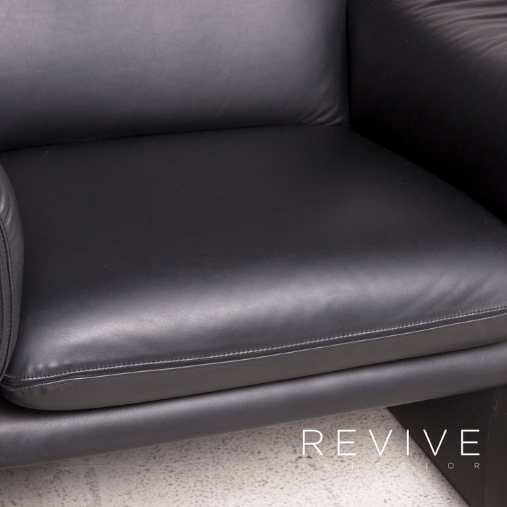 Cor Zento – ensemble canapé et fauteuil design en cuir véritable, deux places, #8086