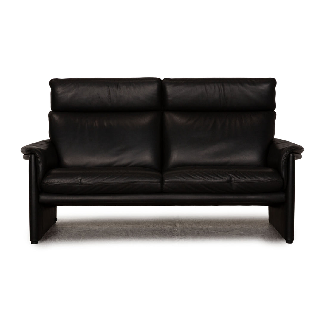 Cor Zento Dreisitzer Leder Schwarz Sofa Couch