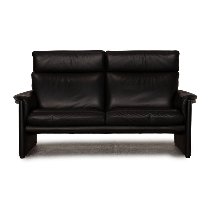 Cor Zento Dreisitzer Leder Schwarz Sofa Couch