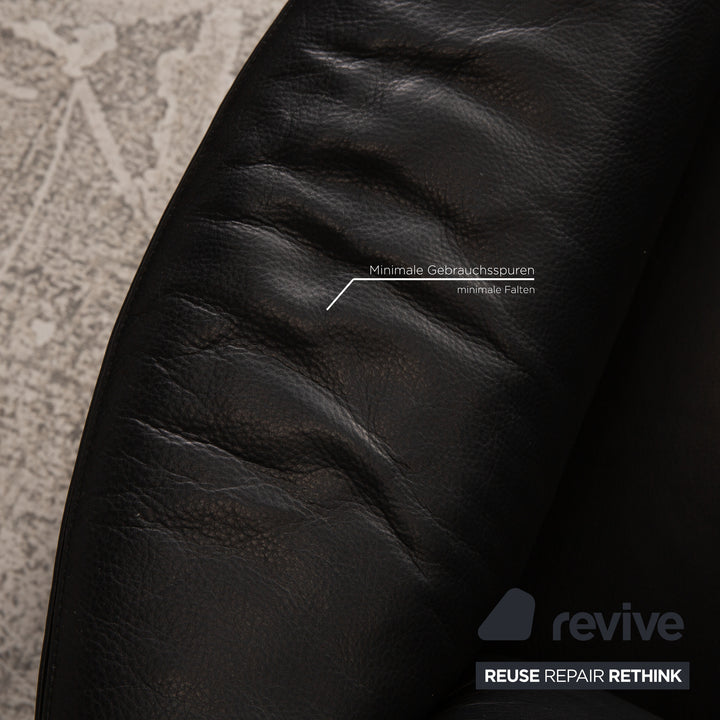 Cor Zento Armchair Leather Black Function