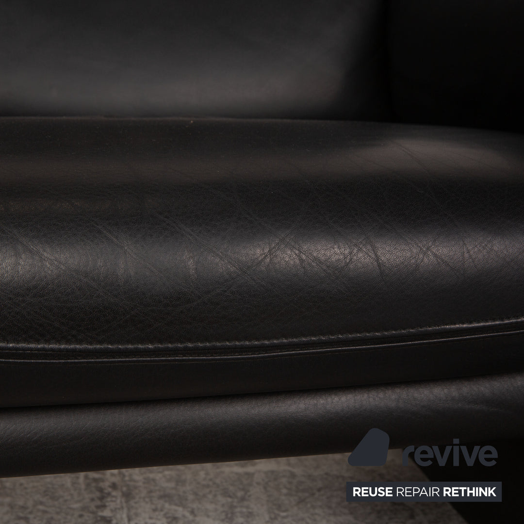 Cor Zento Armchair Leather Black Function