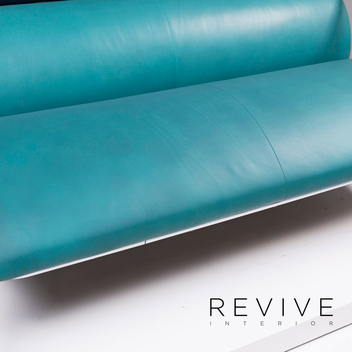 Cor Cycle Designer Leather Sofa Set by Peter Maly Turquoise Two Seater Armchair Stool #10511