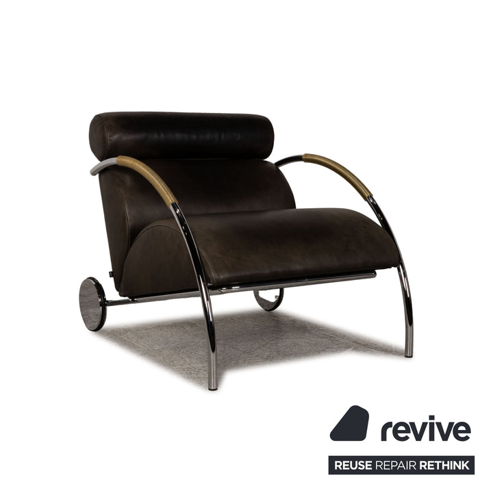 Cor cycle leather armchair anthracite