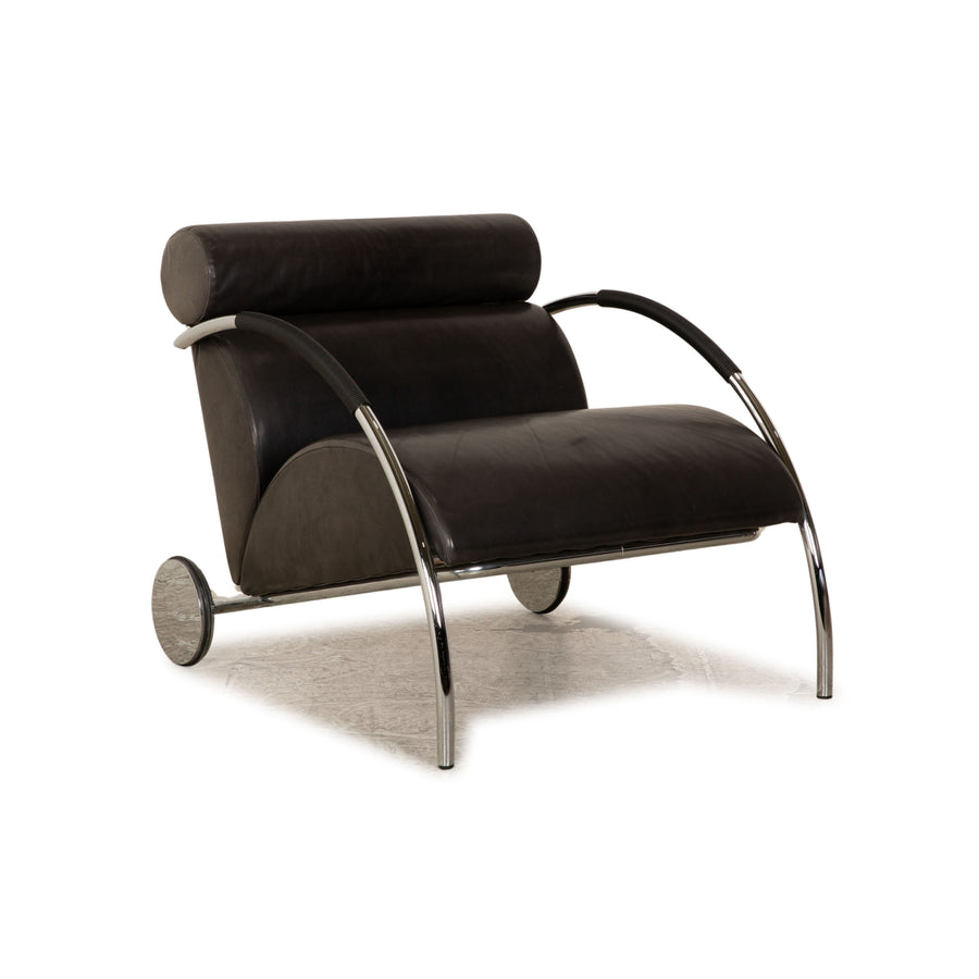 Fauteuil en cuir Cor cycle fonction anthracite