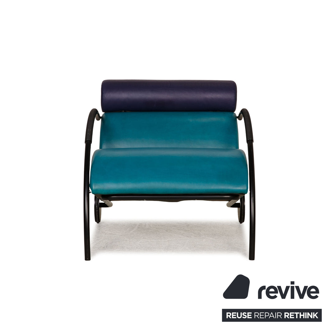Cor Zyklus Leder Sessel Blau Funktion