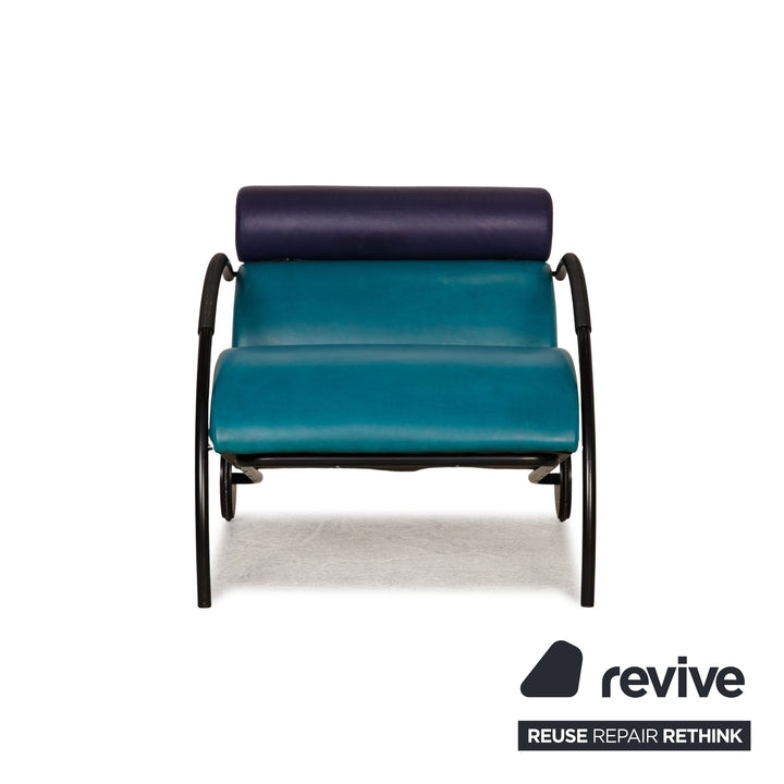 Cor Zyklus Leder Sessel Blau Funktion