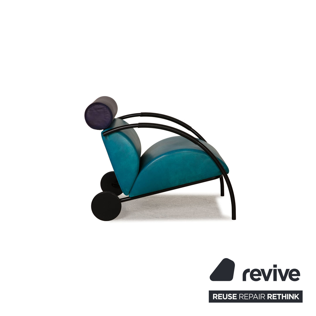 Cor Zyklus Leder Sessel Blau Funktion