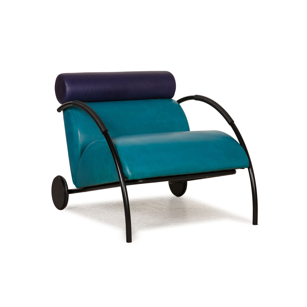 Cor Zyklus Leder Sessel Blau Funktion