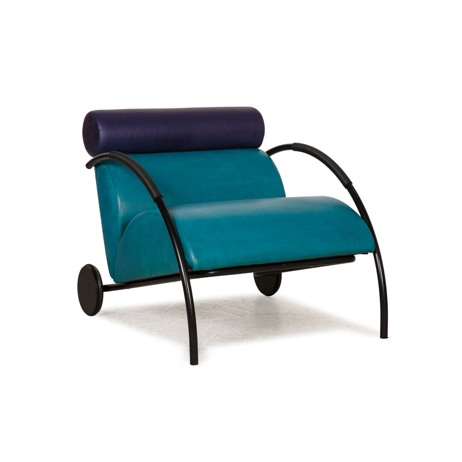 Cor Zyklus Leder Sessel Blau Funktion