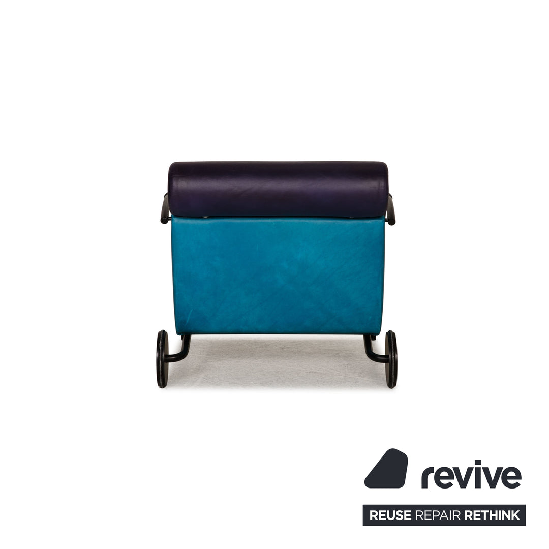 Cor Zyklus Leder Sessel Blau Funktion