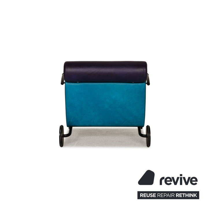 Cor Zyklus Leder Sessel Blau Funktion