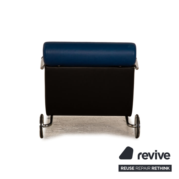 Fauteuil en cuir Cor Cycle noir