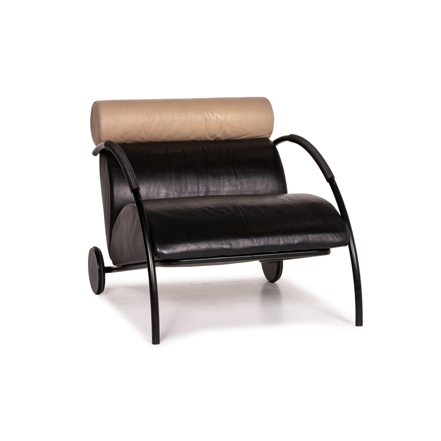 Cor Zyklus Leder Sessel Schwarz Outlet #13486