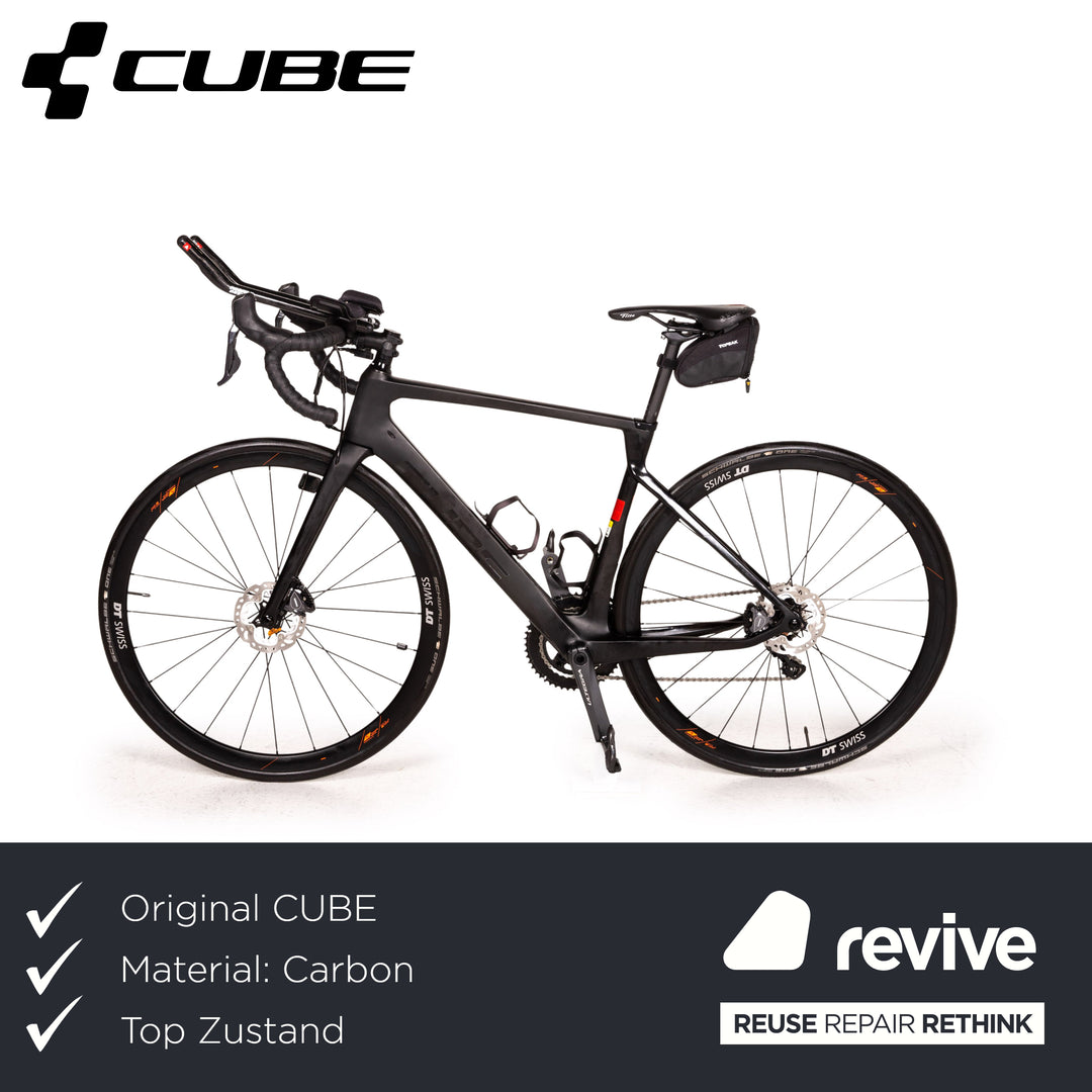 cube rennrad 2019 CUBE Rennrad AGREE C:62 SLT DISC 2019 Schwarz Carbon - 2. Hand