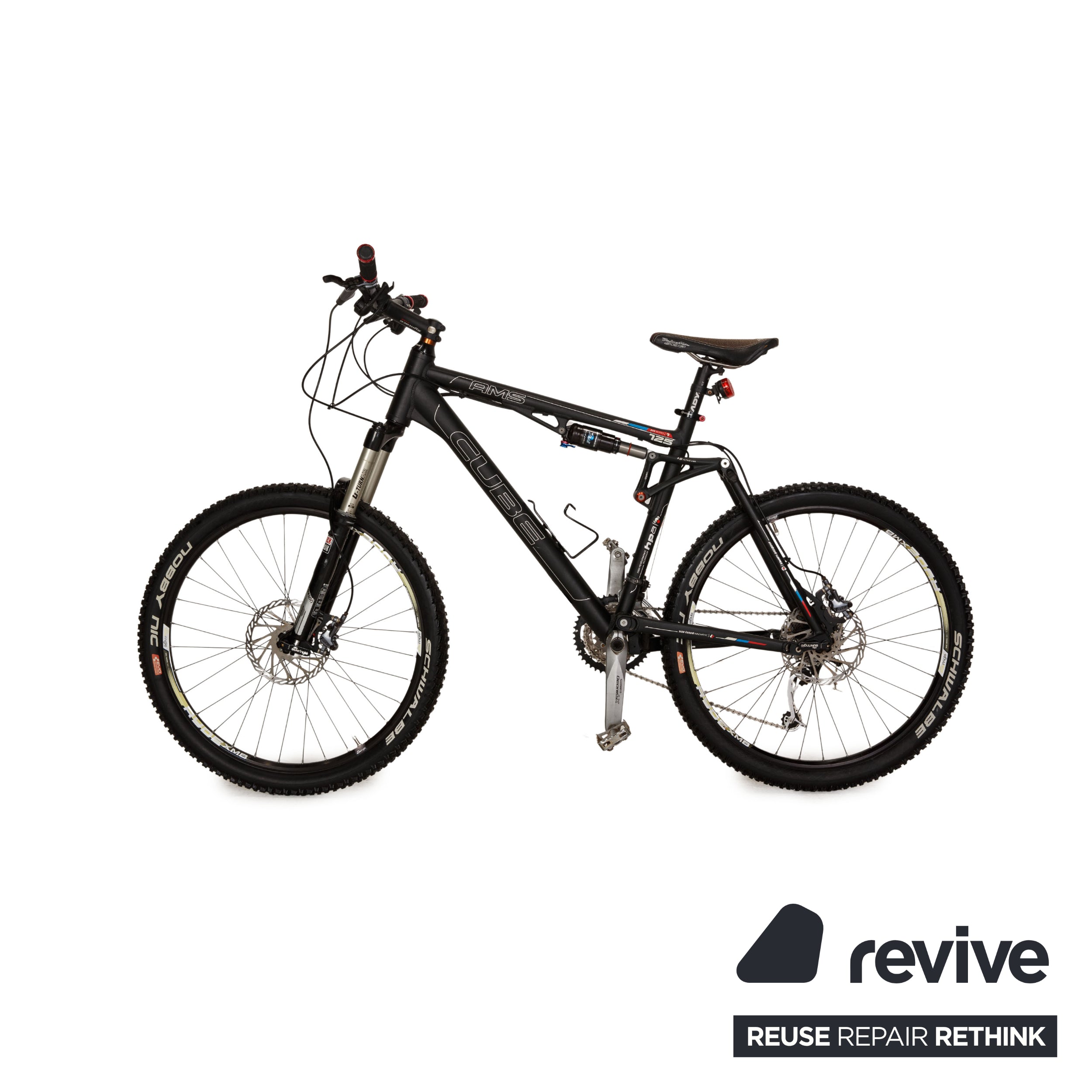 CUBE Mountainbike AMS 125 K24 Pro Series 2008 Schwarz Aluminium