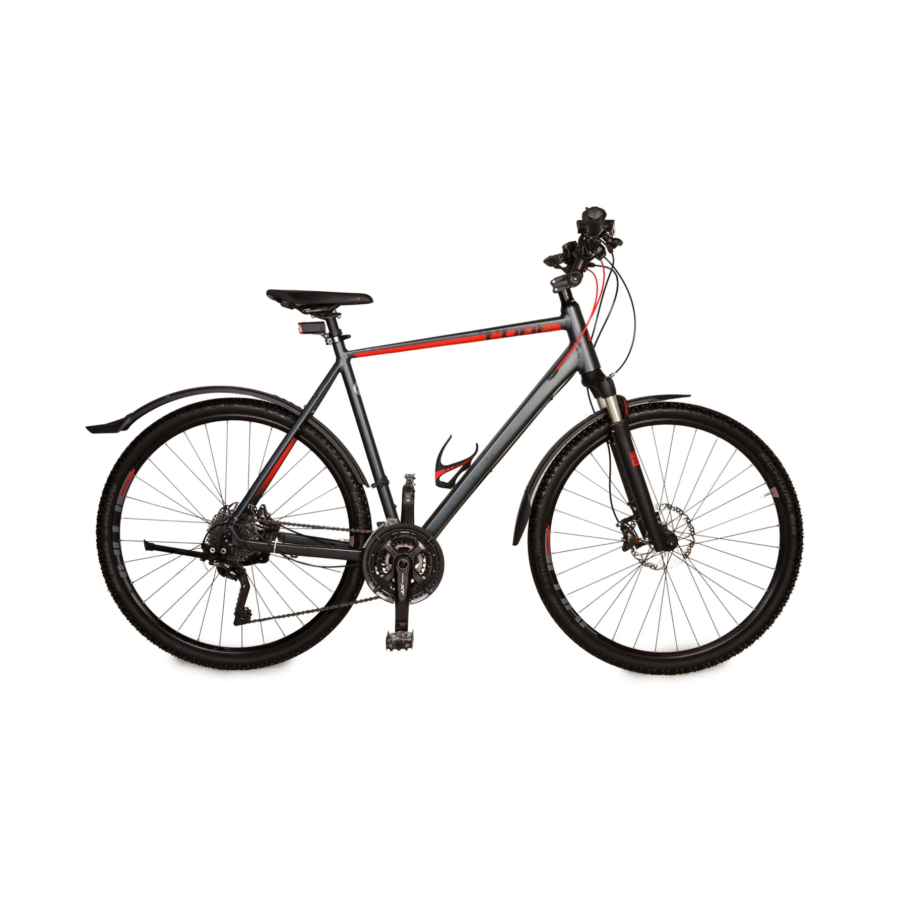 CUBE Trekkingbike CROSS EXC 2018 Grau Aluminium