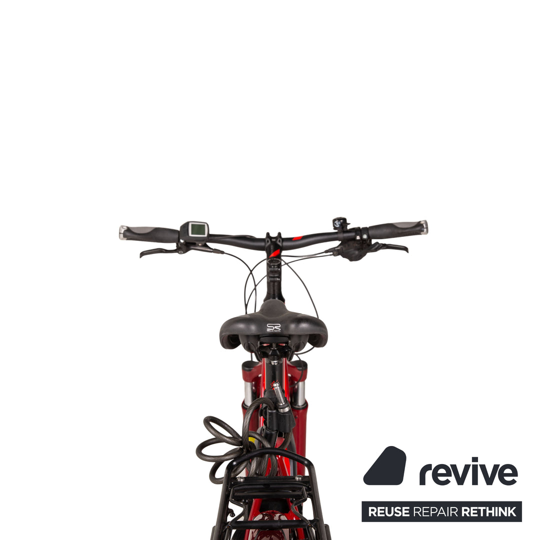 CUBE CROSS HYBRID PRO 500 ALLROAD 2017 E-City Bike Red Bicycle