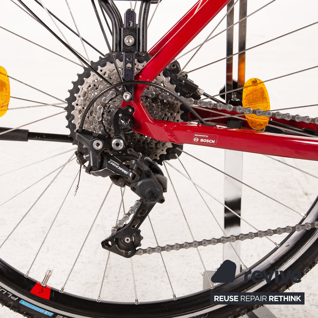 CUBE CROSS HYBRID PRO 500 ALLROAD 2017 E-City Bike Red Bicycle