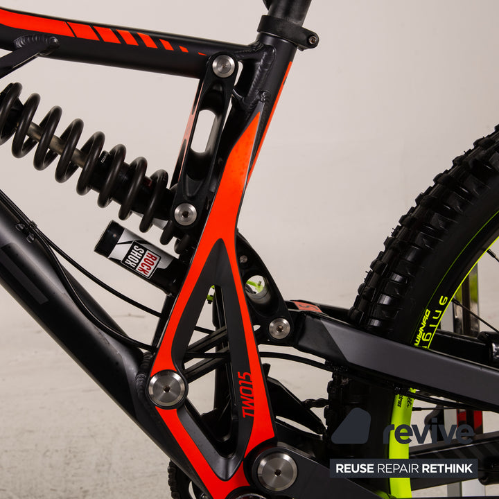 Cube Mountain Bike Orange Black RG S Configured Bicycle Fully