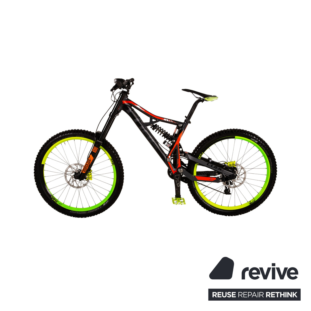 Cube Mountain Bike Orange Black RG S Configured Bicycle Fully