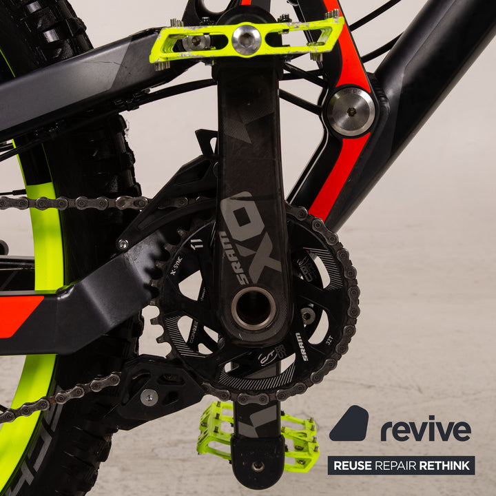 Cube Mountain Bike Orange Black RG S Configured Bicycle Fully