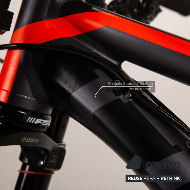 Cube Mountain Bike Orange Black RG S Configured Bicycle Fully