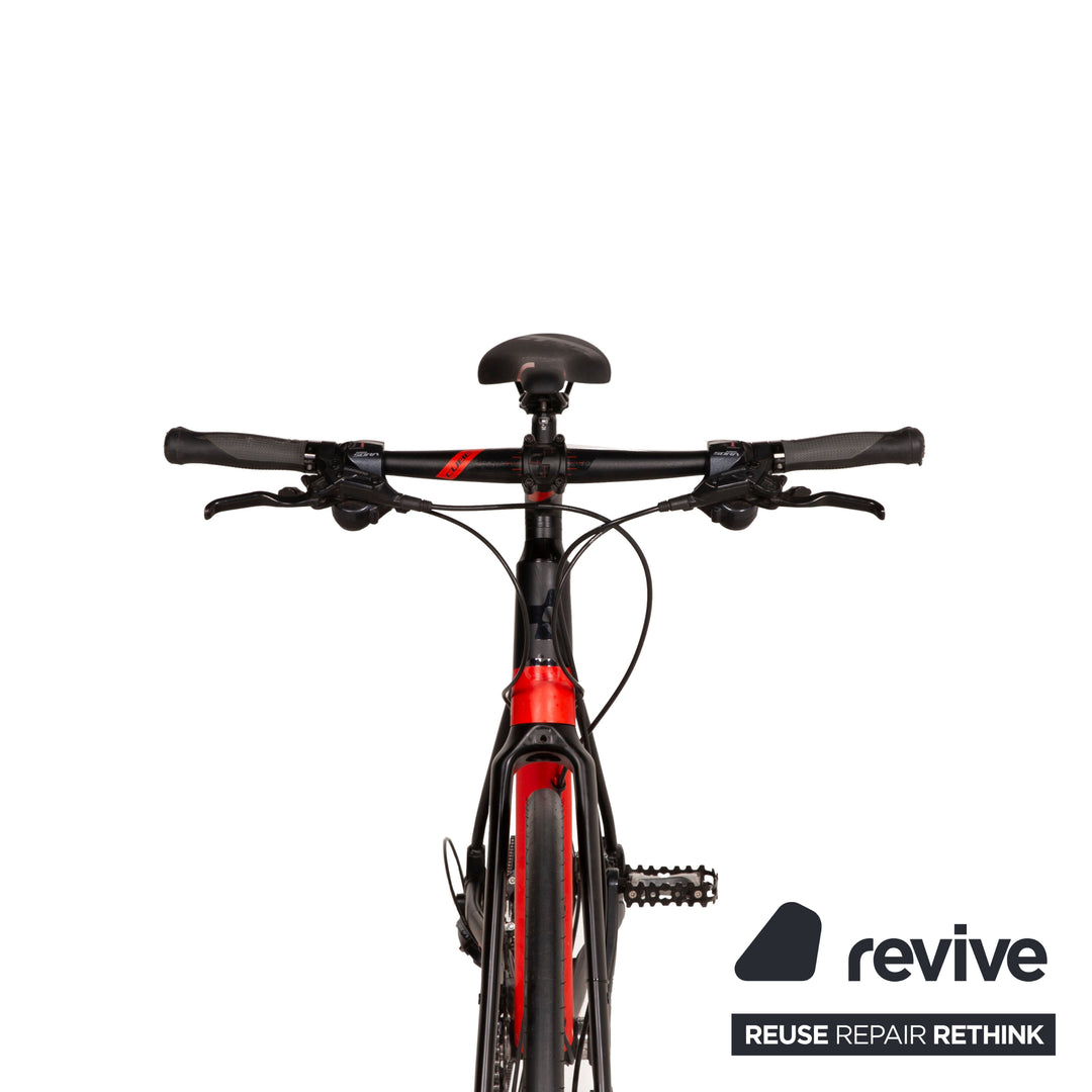 Cube SL Road Pro 2018 Aluminium Fahrrad Schwarz Speedbike City Bike RH 53cm Rot