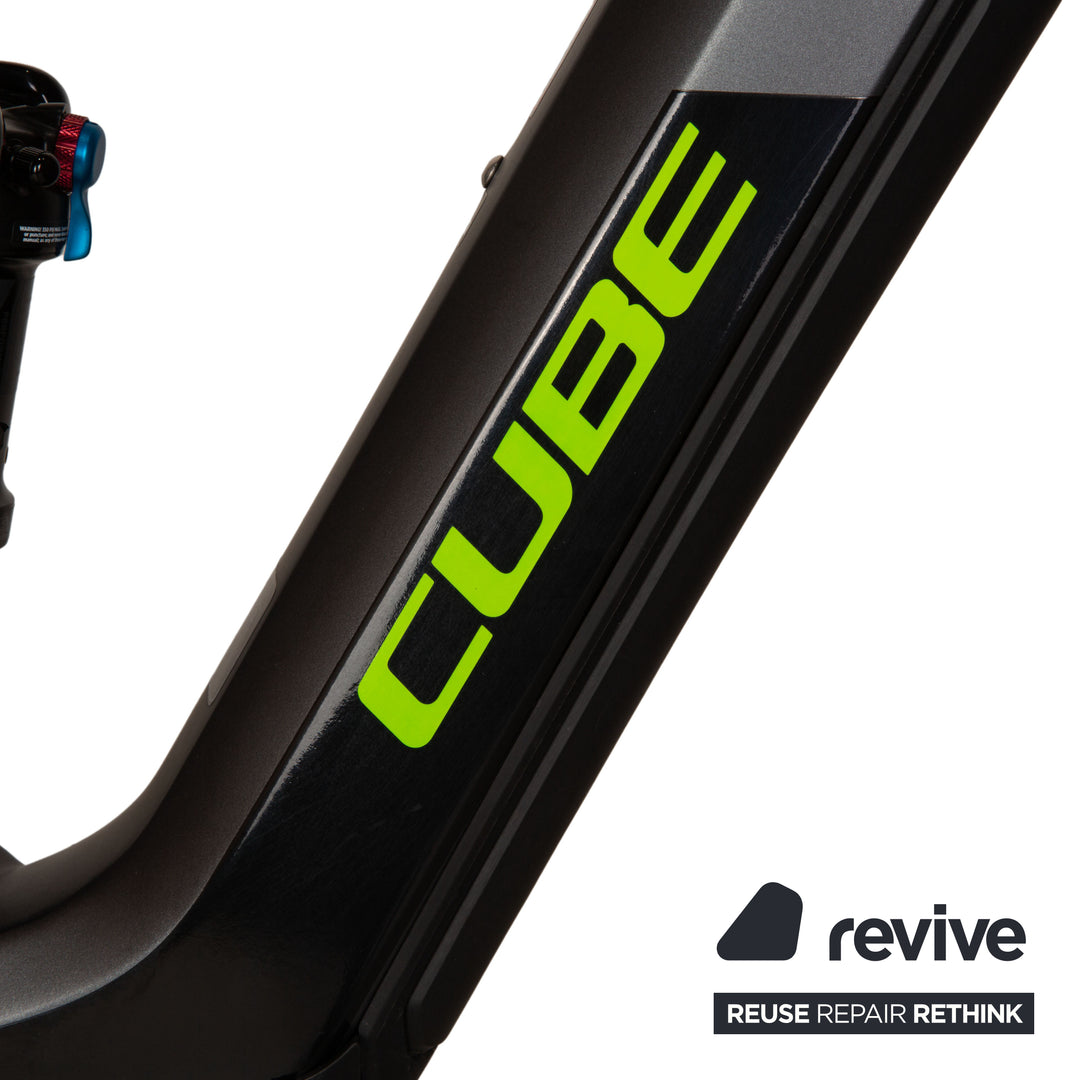 Cube STEREO HYBRID 140 HPC 2021 Aluminium E-Mountainbike Grau RG L Fahrrad Fully