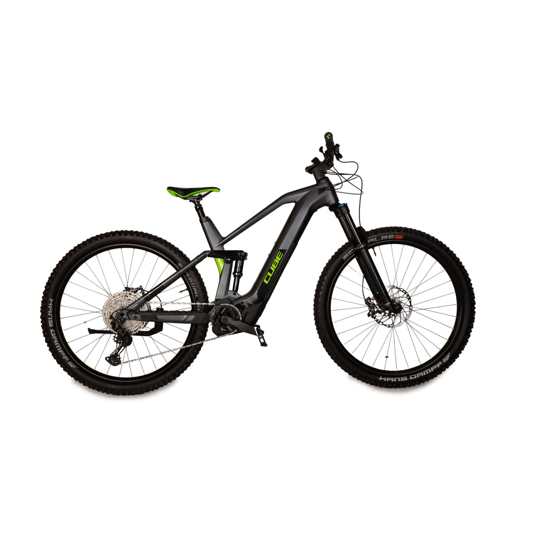 CUBE E-Mountainbike STEREO HYBRID 140 HPC 2021 Grau Aluminium