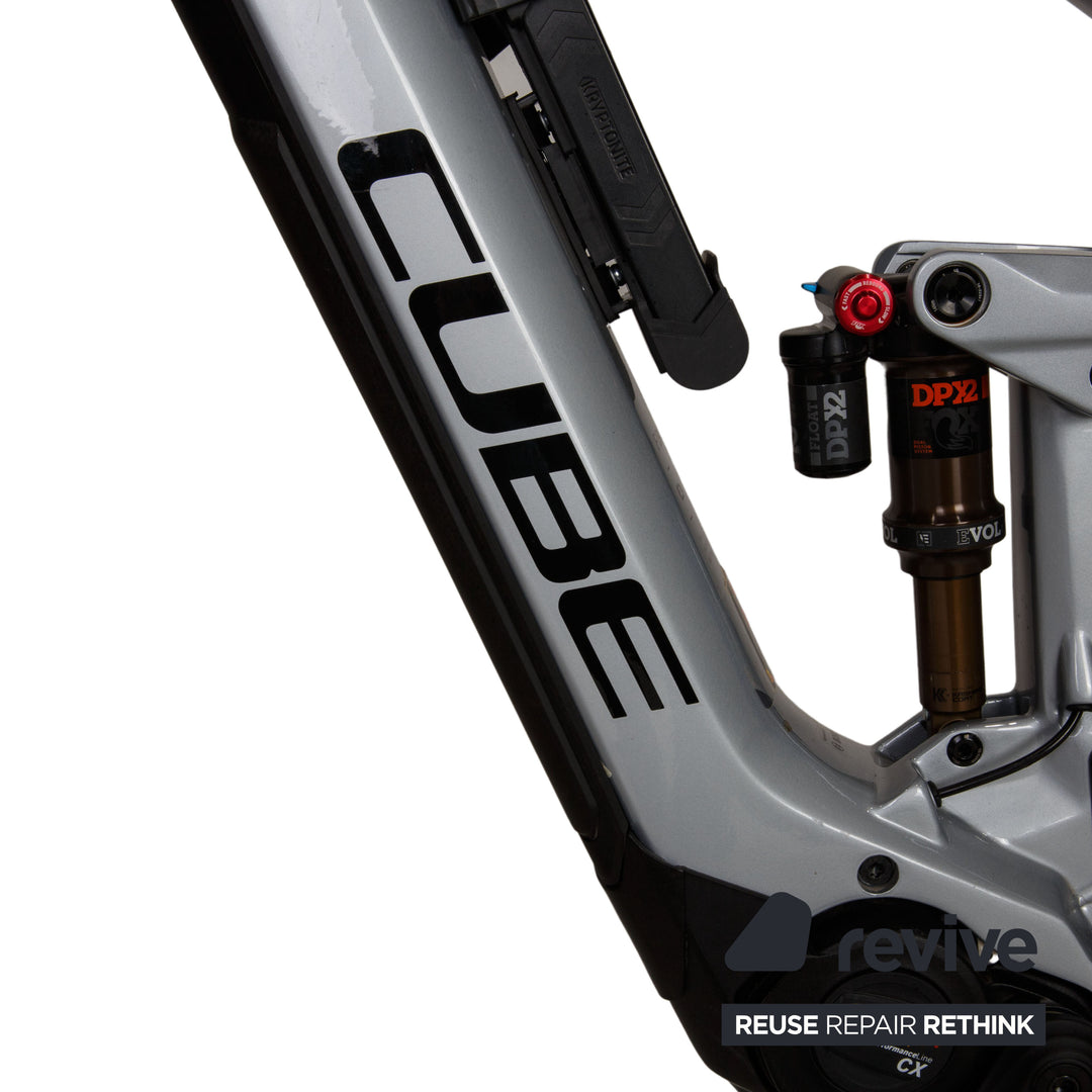 CUBE E-Mountainbike Stereo Hybrid 140 HPC Actionteam 625 Kiox Actionteam 2021 Weiß Aluminium