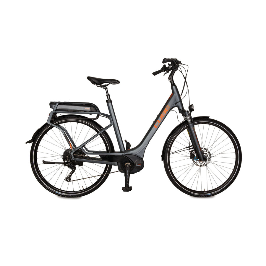cube touring e bike 2018 CUBE E-City Bike Touring Hybrid Exc 500 2017 Grau Aluminium - 2. Hand