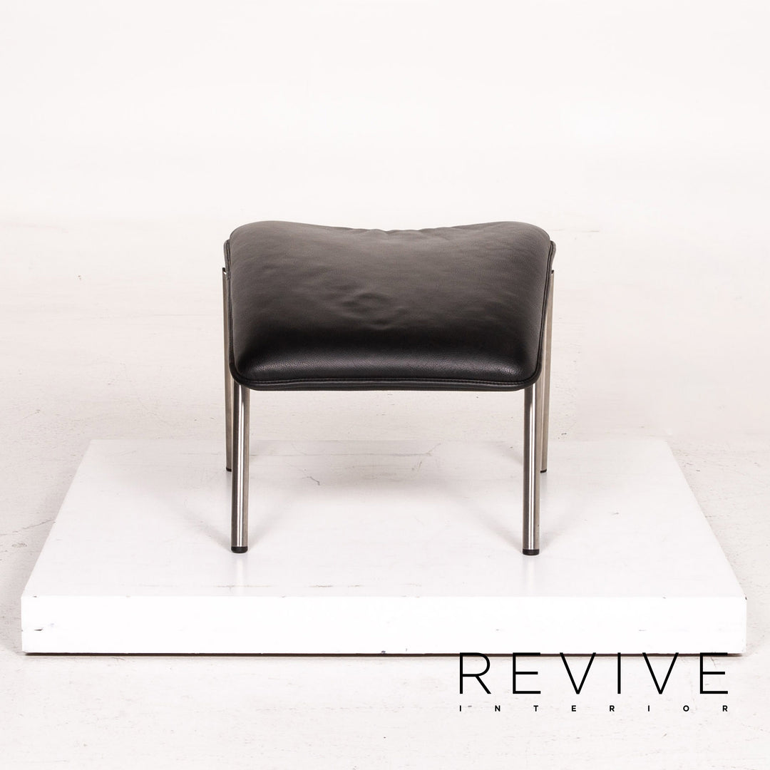 de Sede 270 leather armchair incl. stool black function #14529