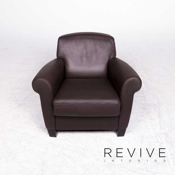 de Sede Designer Leather Armchair Brown Genuine Leather Chair #8828