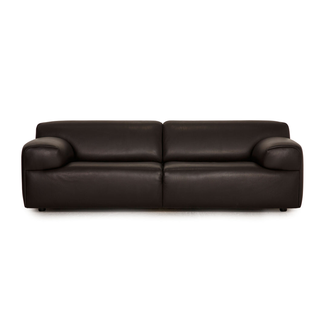 de Sede DS 0820 Leder Sofa Dunkelbraun Dreisitzer Couch