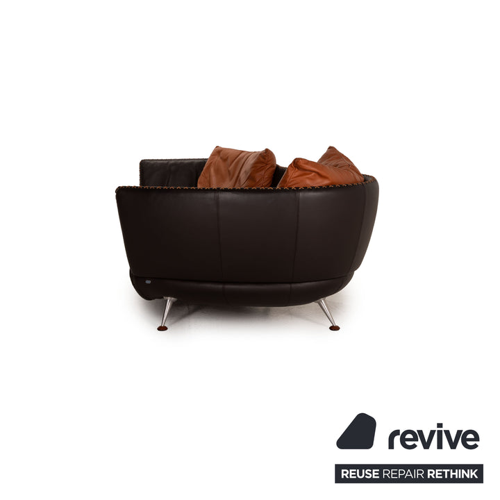 de Sede DS 102 leather sofa brown three-seater couch