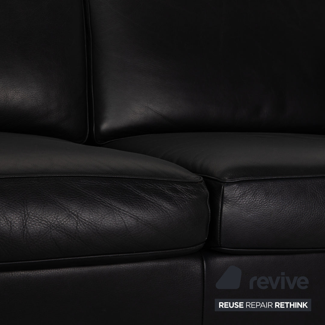 de sede ds 118 Leder Dreisitzer Sofa Schwarz Couch