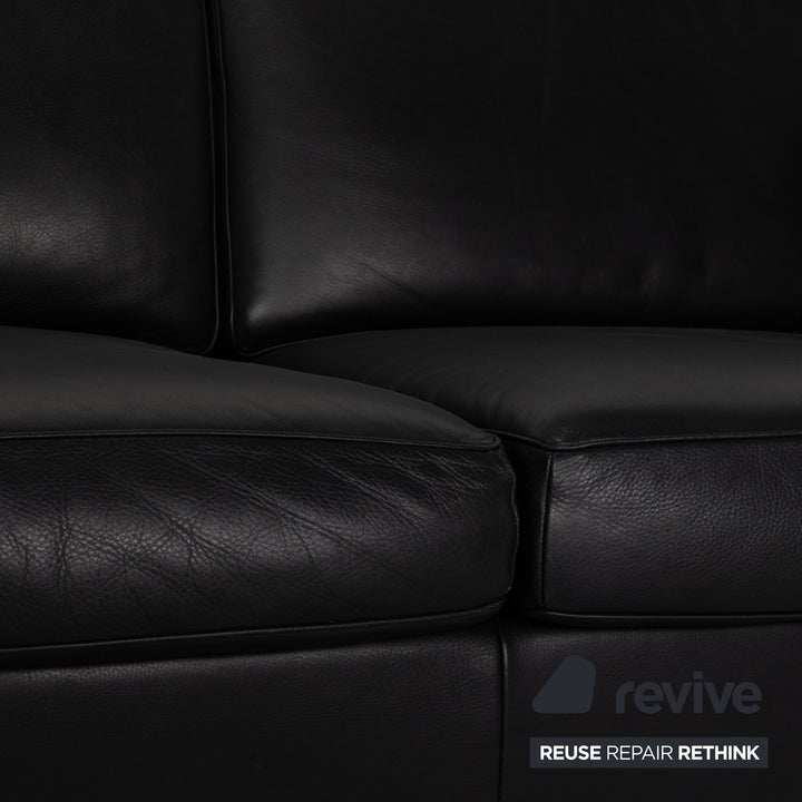 de sede ds 118 Leder Dreisitzer Sofa Schwarz Couch
