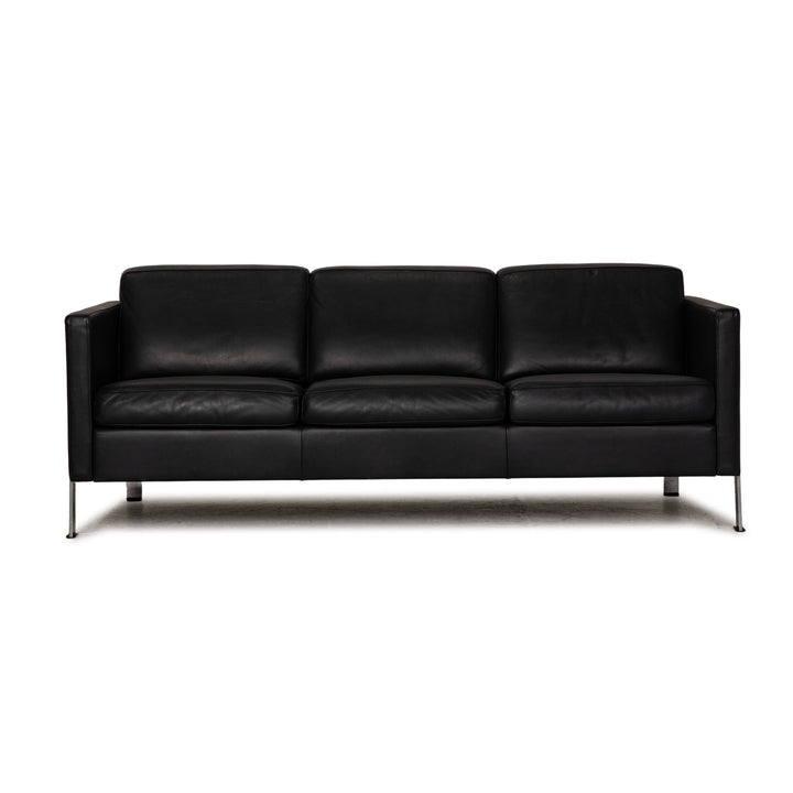 de sede ds 118 Leder Dreisitzer Sofa Schwarz Couch