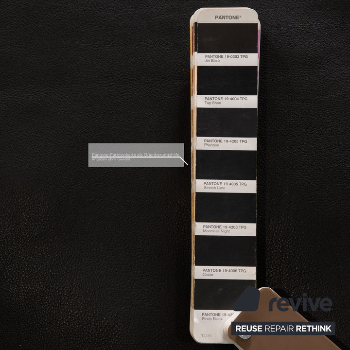 de Sede DS 118 Leder Sofa Schwarz Zweisitzer Couch