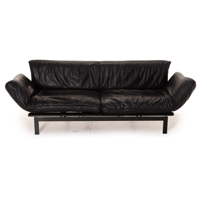 de Sede DS 140 Leder Sofa Schwarz Dreisitzer Funktion Relaxfunktion Couch