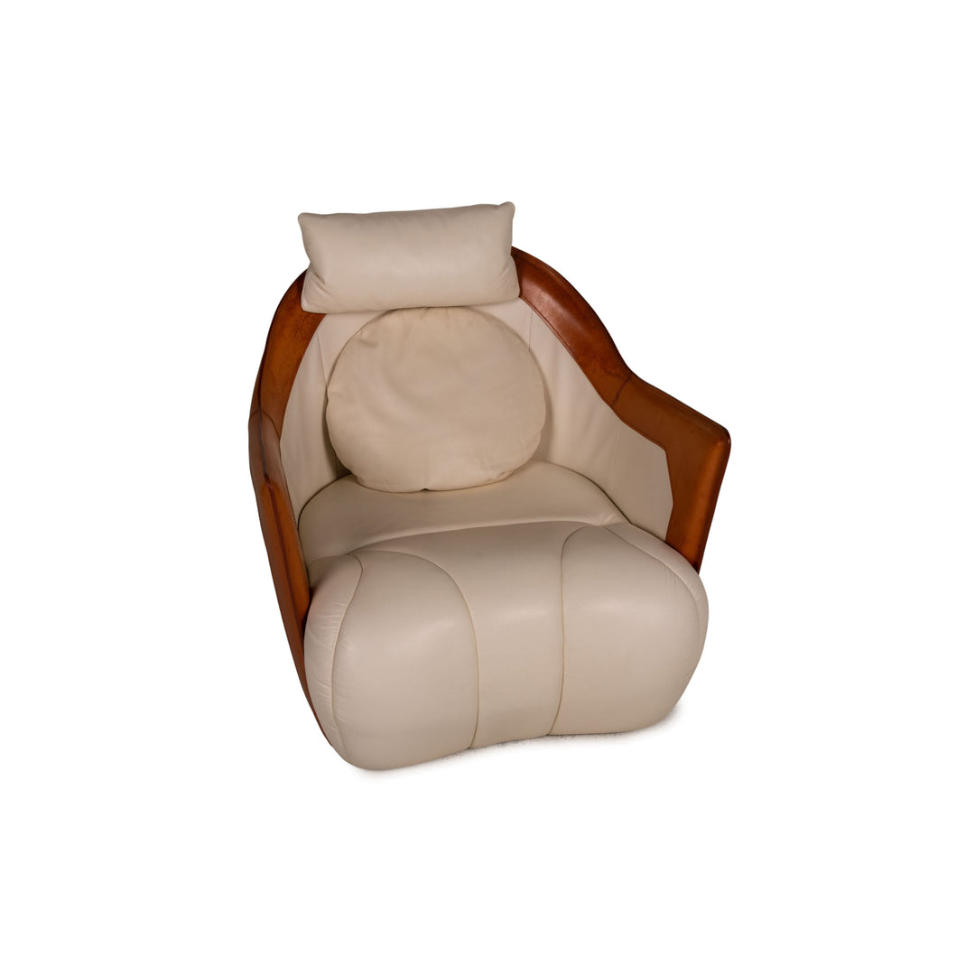 de Sede DS 146 leather armchair cream
