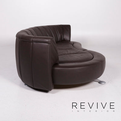 de Sede ds 164 Leder Sofa Braun Dreisitzer #11728