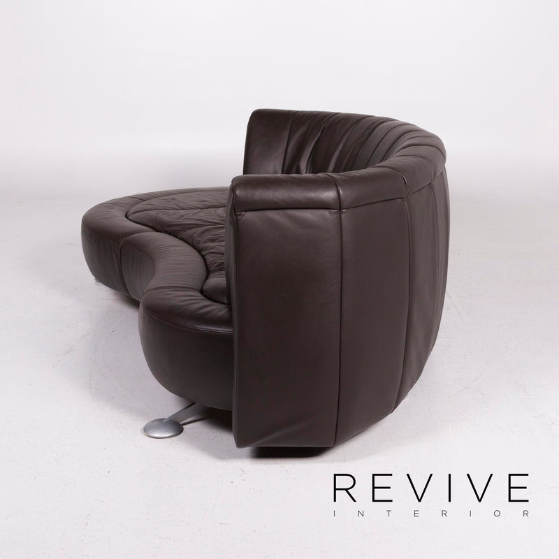 de Sede ds 164 Leder Sofa Braun Dreisitzer 