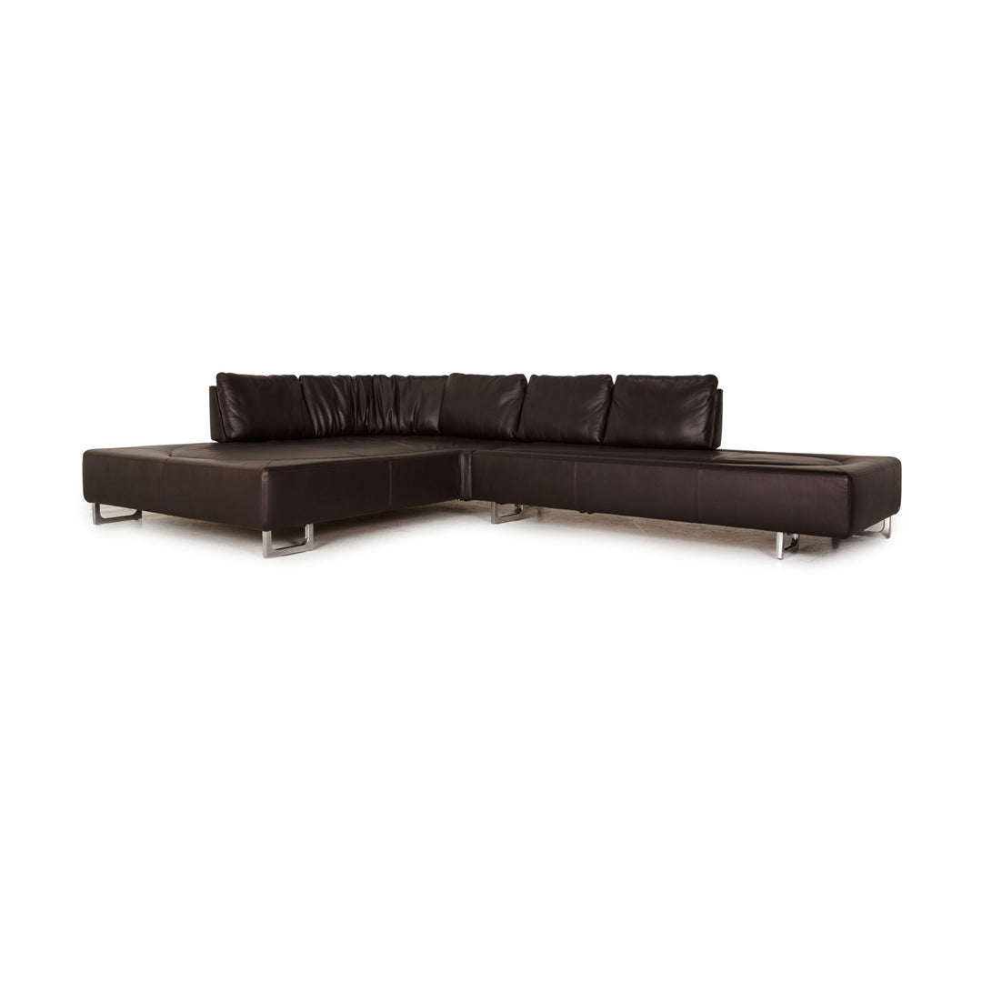 de Sede DS 165 leather sofa brown corner sofa couch function