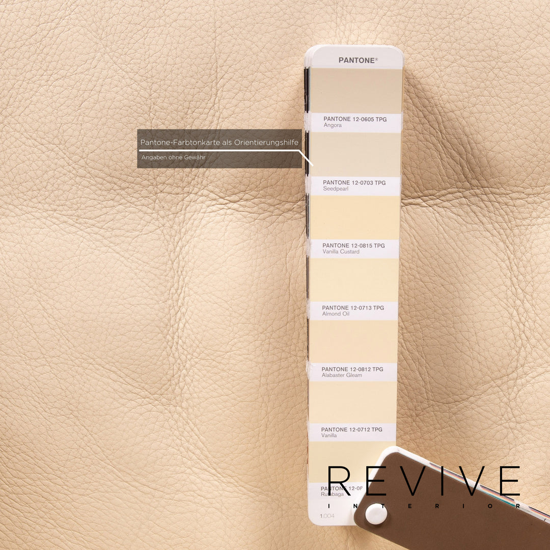 de Sede DS 17 Leder Sessel Garnitur Creme 2x Sessel #13798