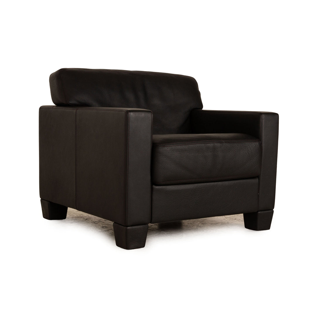 de Sede DS 17 Leder Sessel Schwarz