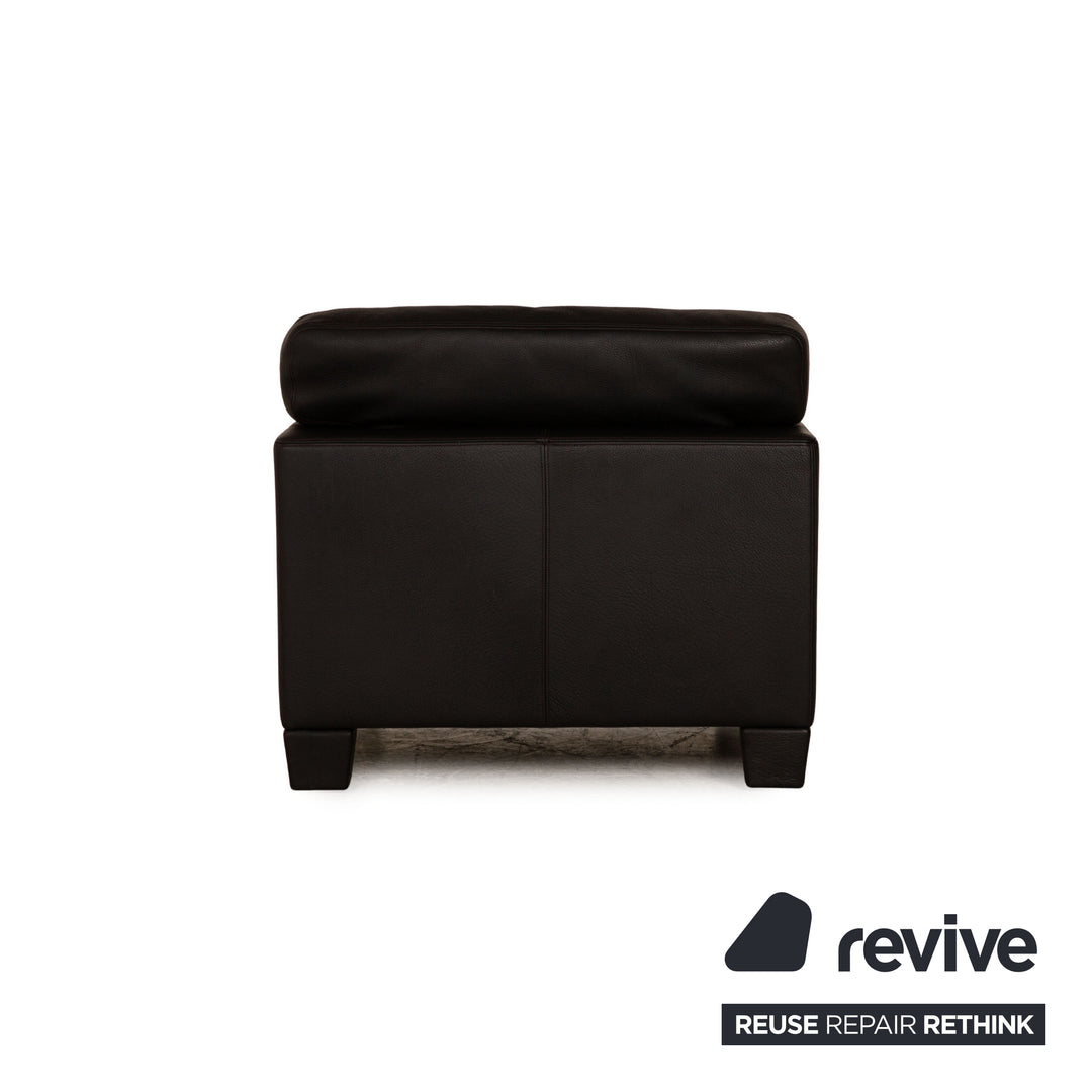 de Sede DS 17 Leder Sessel Schwarz