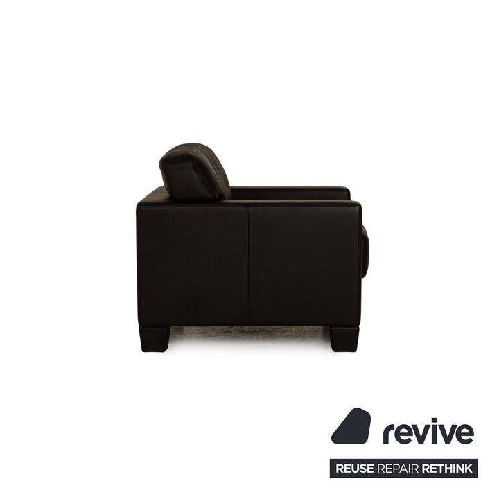 de Sede DS 17 Leder Sessel Schwarz