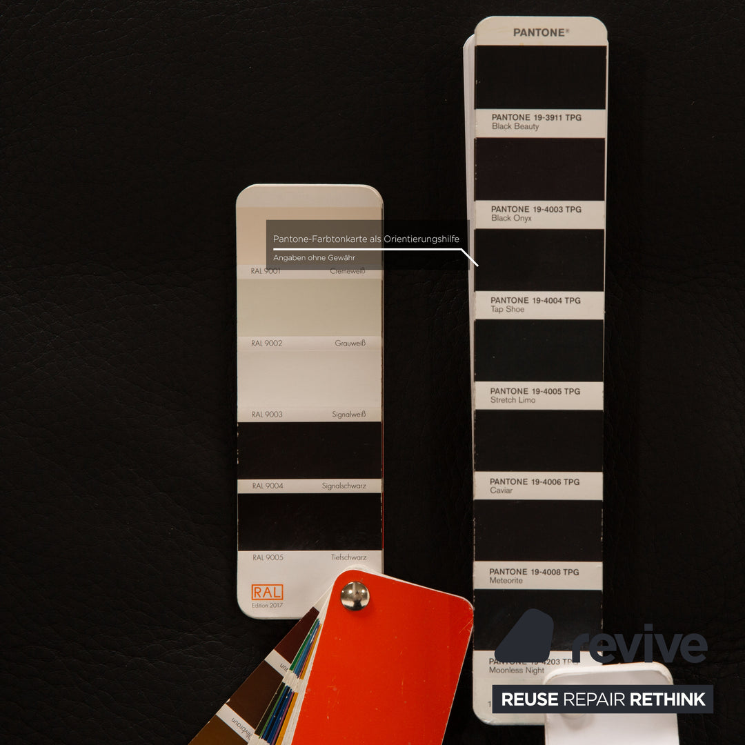 de Sede DS 17 Leder Sessel Schwarz